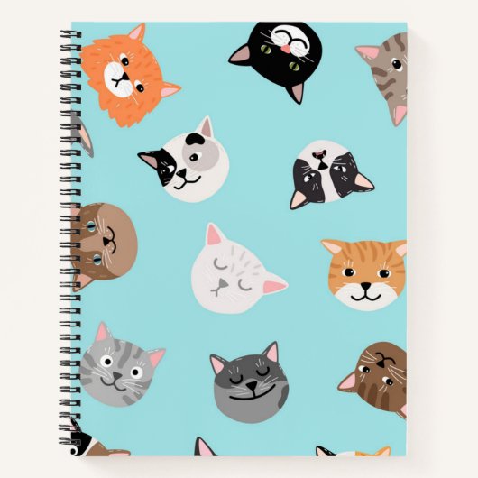 Kat patroon notitieboek (Voorkant)