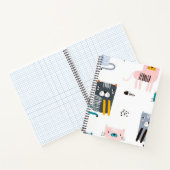 Kat patroon notitieboek (Binnen)