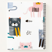 Kat patroon notitieboek (Achterkant)