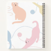 Kat patroon notitieboek (Achterkant)
