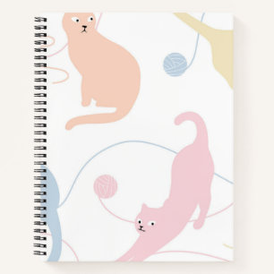 Kat patroon notitieboek