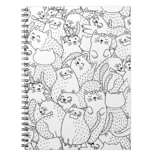 Kat patroon notitieboek (Voorkant)
