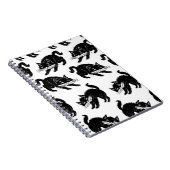 Kat patroon notitieboek (Rechterzijde)