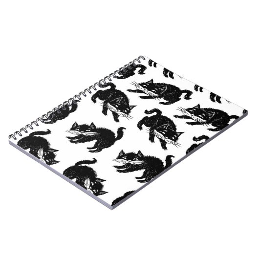 Kat patroon notitieboek (Linkerzijde)