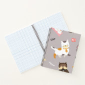 Kat patroon notitieboek (Binnen)