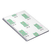 Kat patroon notitieboek (Rechterzijde)