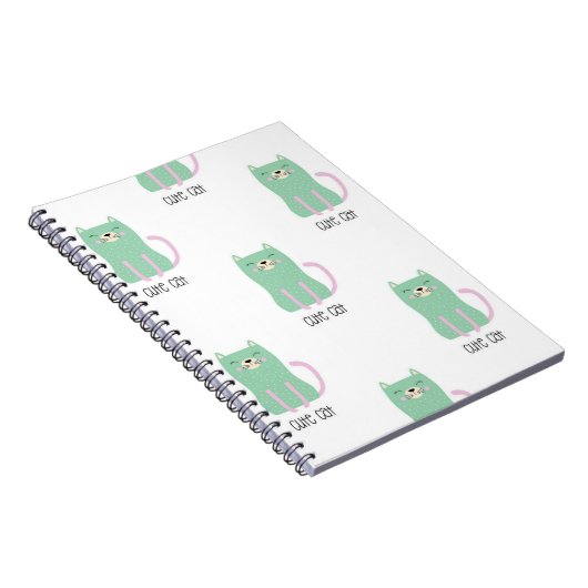 Kat patroon notitieboek (Rechterzijde)
