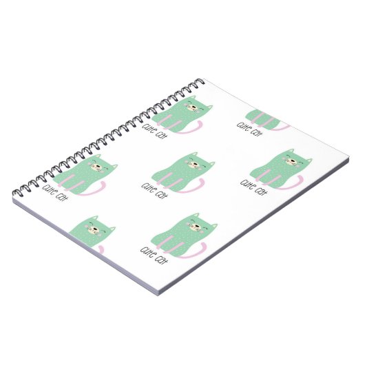 Kat patroon notitieboek (Linkerzijde)