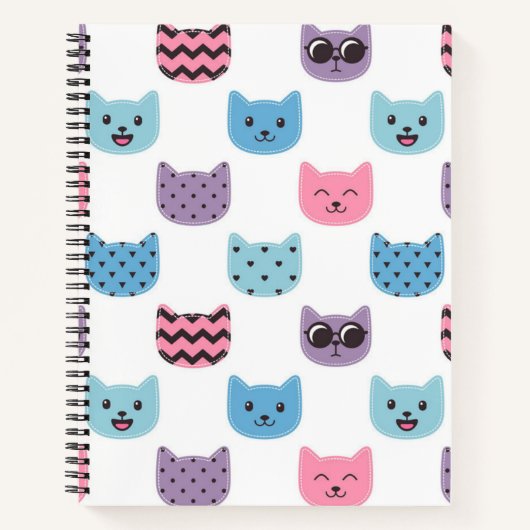 Kat patroon notitieboek (Voorkant)