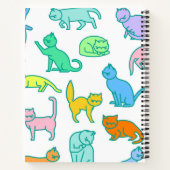 Kat patroon notitieboek (Achterkant)