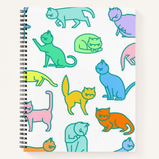 Kat patroon notitieboek (Voorkant)