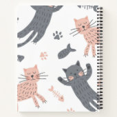 Kat patroon notitieboek (Achterkant)