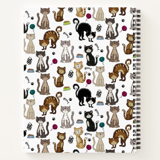  Kat Patroon Notitieboek (Achterkant)