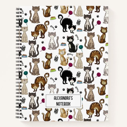  Kat Patroon Notitieboek (Voorkant)