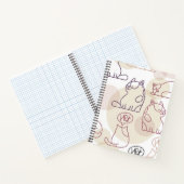 Kat patroon notitieboek (Binnen)