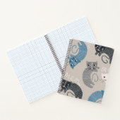 Kat patroon notitieboek (Binnen)