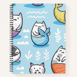 Kat patroon notitieboek