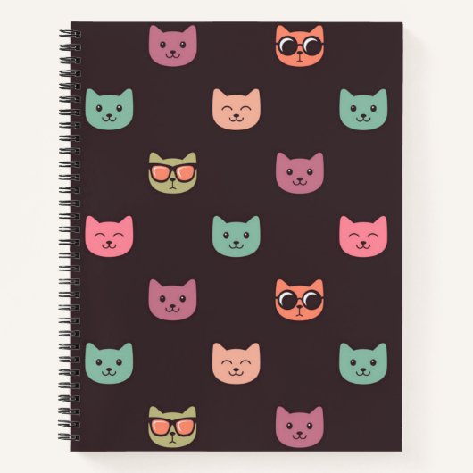 Kat patroon notitieboek (Voorkant)