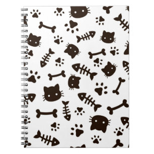 Kat patroon notitieboek