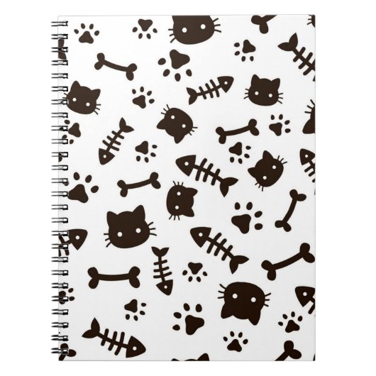 Kat patroon notitieboek (Voorkant)