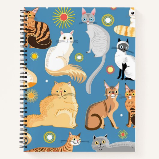 Kat patroon notitieboek (Voorkant)