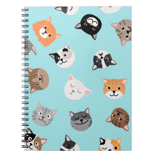 Kat patroon notitieboek (Voorkant)