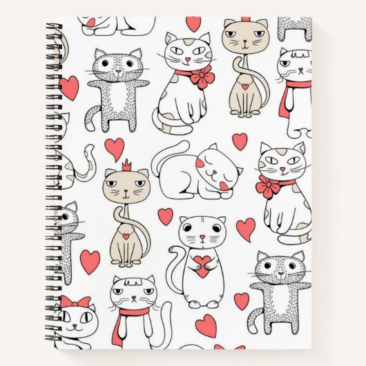 Kat patroon notitieboek (Voorkant)