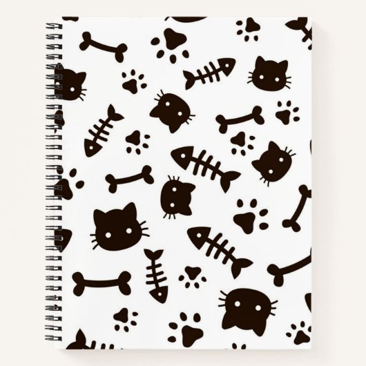Kat patroon notitieboek (Voorkant)