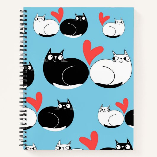 Kat patroon notitieboek (Voorkant)