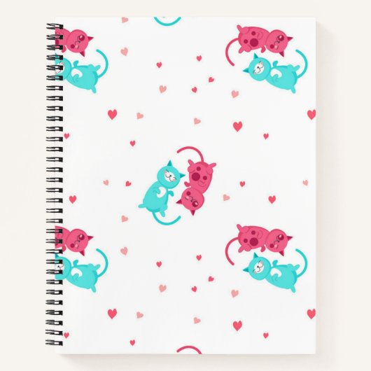Kat patroon notitieboek (Voorkant)