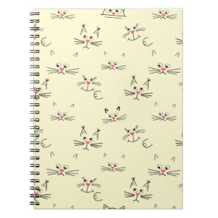 Kat patroon notitieboek