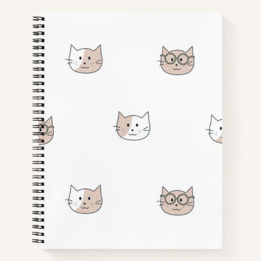 Kat patroon notitieboek (Voorkant)