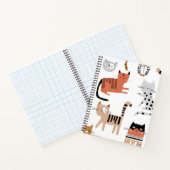 Kat patroon notitieboek (Binnen)