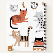Kat patroon notitieboek (Achterkant)
