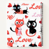 Kat patroon notitieboek (Achterkant)