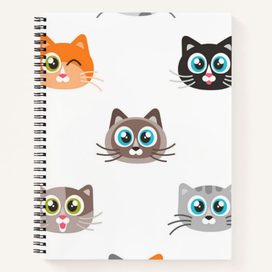 Kat patroon notitieboek (Voorkant)