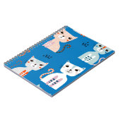 Kat patroon notitieboek (Linkerzijde)