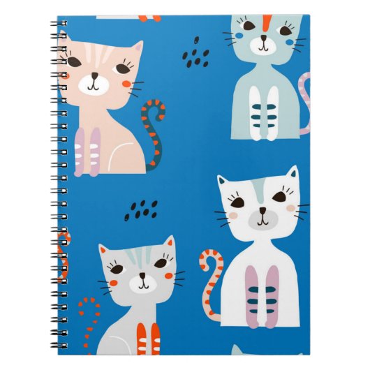 Kat patroon notitieboek (Voorkant)