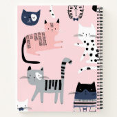 Kat patroon notitieboek (Achterkant)