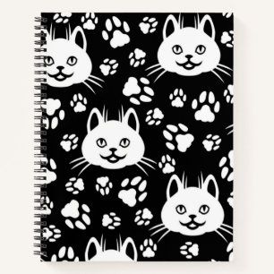 Kat patroon notitieboek