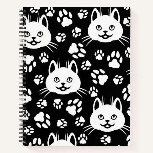 Kat patroon notitieboek (Voorkant)
