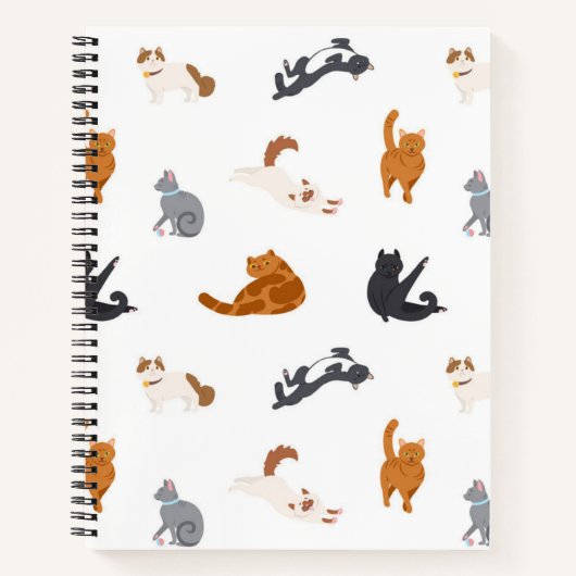 Kat patroon notitieboek (Voorkant)