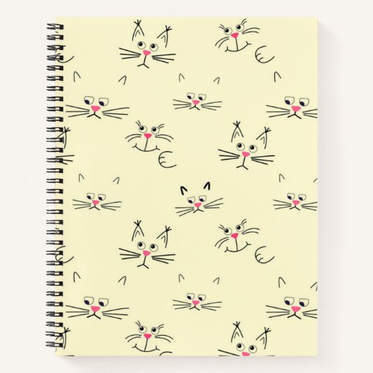 Kat patroon notitieboek (Voorkant)