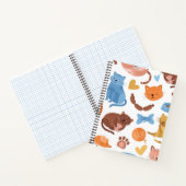 Kat patroon notitieboek (Binnen)