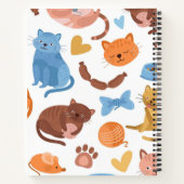 Kat patroon notitieboek (Achterkant)