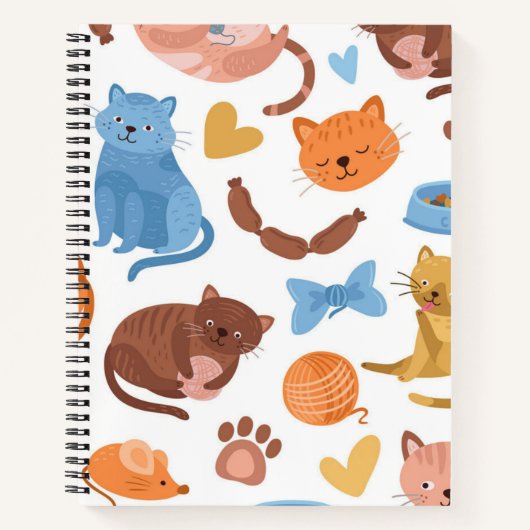 Kat patroon notitieboek (Voorkant)