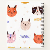 Kat patroon notitieboek (Achterkant)