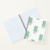 Kat patroon notitieboek (Binnen)