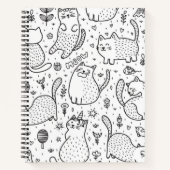 Kat patroon notitieboek (Voorkant)