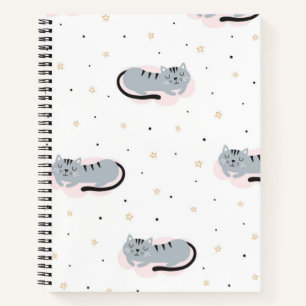 Kat patroon notitieboek